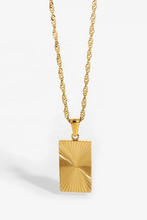 Load image into Gallery viewer, Jynx Rectangle Pendant Necklace
