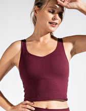 Load image into Gallery viewer, V-Neck Yoga Top with Padding
