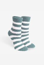 Load image into Gallery viewer, Striped Fuzzy Socks
