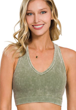 Load image into Gallery viewer, Washed V-Neck Ribbed Cami
