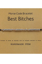 Load image into Gallery viewer, Juni Say It Morse Code Bracelets
