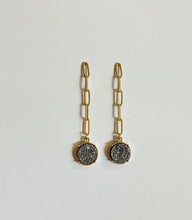 Load image into Gallery viewer, Druzy Link Post Earrings

