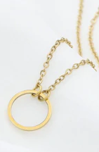 Load image into Gallery viewer, Jane Open Circle Necklace
