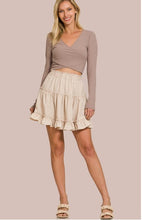 Load image into Gallery viewer, Ruffle Layered Mini Skirt
