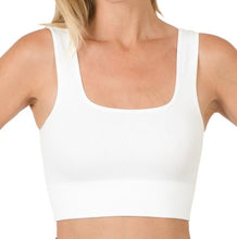 Load image into Gallery viewer, Square Neck Solid Ribbed Cami
